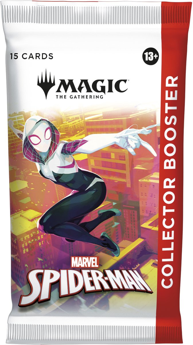 Magic: The Gathering | Marvels Spider-Man - Collector Booster (1 Pack of 15 Cards)